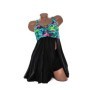 Costum de baie dama Y30220 VERDE-NEGRU | MEINA