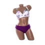 Costum de baie dama L29-2 ALB-MOV | MEINA