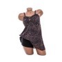 Costum de baie dama Y10221 NEGRU-LEOPARD | MEINA