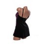Costum de baie dama Y10221 NEGRU-FUCSIA | MEINA