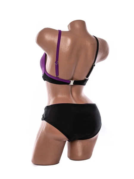 Costum de baie dama L905 MOV-NEGRU | MEINA