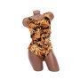 Costum de baie dama Y3099 NEGRU-PORTOCALIU | MEINA