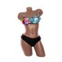 Costum de baie dama F662 ALBASTRU-FUCSIA | MEINA