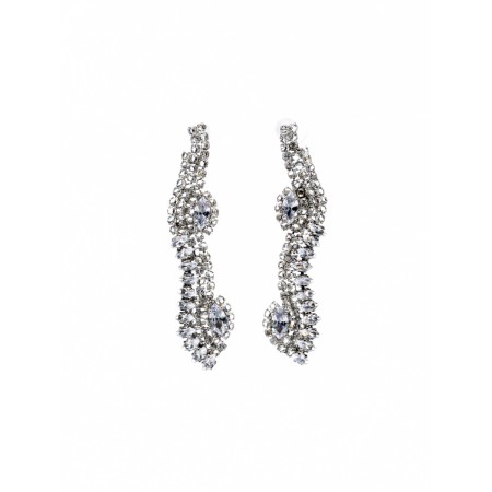 Set Colier + Cercei CLR005 ARGINTIU | MEI