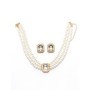 Set Colier + Cercei CLR011 ALB | MEI