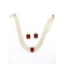 Set Colier + Cercei CLR011 ROSU | MEI