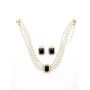 Set Colier + Cercei CLR011 NEGRU | MEI