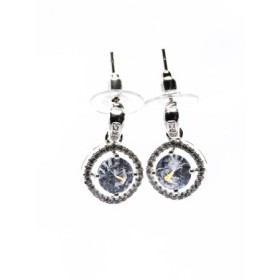 Set Colier + Cercei CLR013 ARGINTIU | MEI