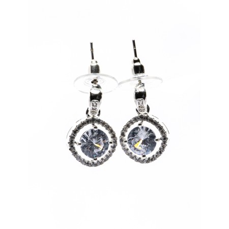 Set Colier + Cercei CLR013 ARGINTIU | MEI