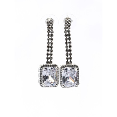 Set Colier + Cercei CLR014 ARGINTIU | MEI
