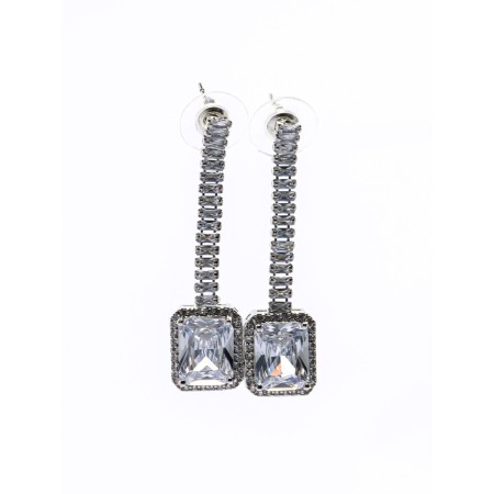 Set Colier + Cercei CLR016 ARGINTIU | MEI