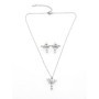 Set Colier + Cercei CLR002 ARGINTIU | MEI