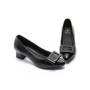 Pantofi cu Toc gros 611706 Negru | Formazione