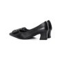 Pantofi cu Toc gros 611706 Negru | Formazione
