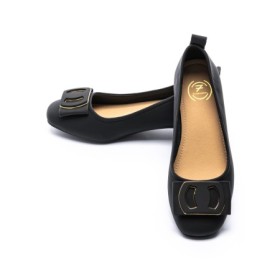 Pantofi cu Toc gros TP5008 Negru | Formazione