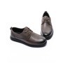 Pantofi Barbati din piele naturala W2101 Gri (L26) Mels