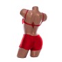 Costum de Baie Dama 2 Piese A2045 Roz » Reina.Ro