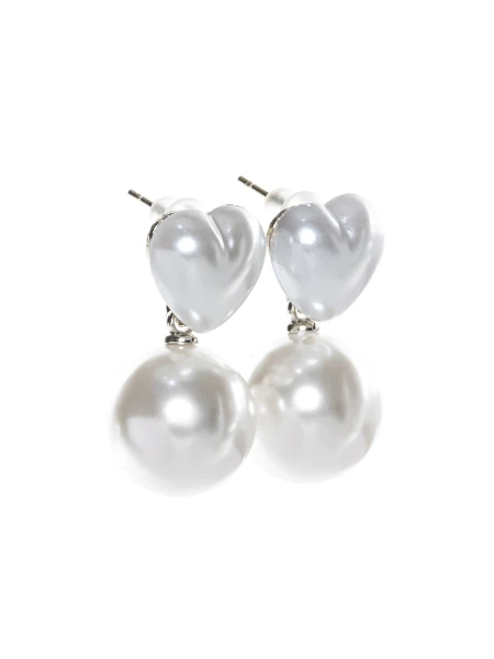 Cercei de Dama CRC014 Alb | Mei » Reina.Ro