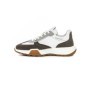 Pantofi Sport Barbati 8606 Alb-Cafea Franco Gerardo