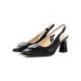 Pantofi cu Toc gros K4220-3918A Negru Jose Simon