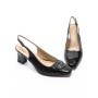 Pantofi cu Toc gros K4220-3918A Negru Jose Simon