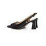Pantofi cu Toc gros K4220-3918A Negru Jose Simon