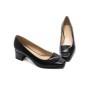 Pantofi cu Toc gros K4365-3786A Negru Jose Simon