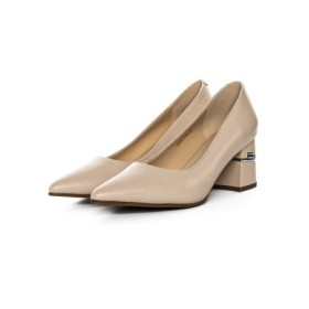 Pantofi cu Toc gros K5720-3748B Roz Jose Simon