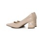 Pantofi cu Toc gros K5720-3748B Roz Jose Simon