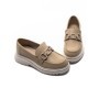 Pantofi Casual Dama din piele naturala 37822 APRICOT | ADVANCER
