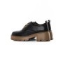 Pantofi Casual Dama din piele naturala 66922 BLACK | ADVANCER