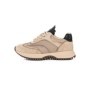 Pantofi Sport Dama din piele naturala 1566825 CREAM-BLACK | ADVANCER