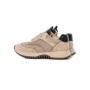 Pantofi Sport Dama din piele naturala 1566825 CREAM-BLACK | ADVANCER