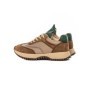 Pantofi Sport Dama din piele naturala 1566825 BROWN-GREEN | ADVANCER