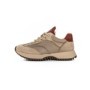 Pantofi Sport Dama din piele naturala 1566825 CREAM-RED | ADVANCER