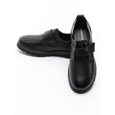 Pantofi Casual Dama din piele naturala 21074 BLACK | ADVANCER