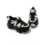 Pantofi Sport Dama din piele naturala 3A532 BLACK-CREAM | ADVANCER