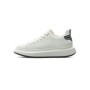 Pantofi Sport Barbati din piele naturala 51191 WHITE-BLACK | ADVANCER
