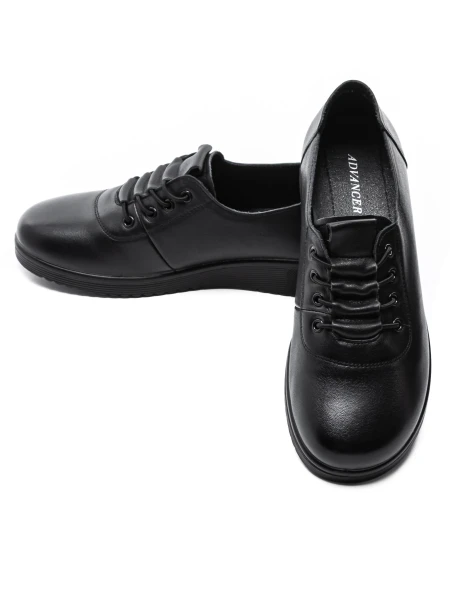 Pantofi Casual Dama din piele naturala 18791 BLACK | ADVANCER