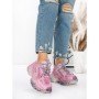 Pantofi Sport Dama cu Platforma 5WL83 PINK | MEI