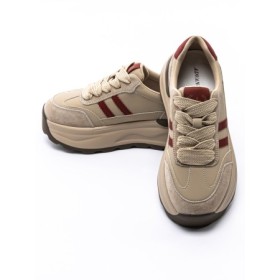 Pantofi Sport Dama din piele naturala Y6306 APRICOT | ADVANCER