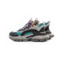 Pantofi Sport Dama din piele naturala Y5758-2 GREEN-PURPLE | ADVANCER