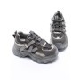 Pantofi Sport Dama din piele naturala 6361-8 GUN METAL | ADVANCER