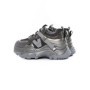 Pantofi Sport Dama din piele naturala 6361-8 GUN METAL | ADVANCER