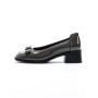 Pantofi cu toc din piele naturala 1355-1 GREY | ADVANCER