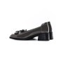 Pantofi cu toc din piele naturala 1355-1 GREY | ADVANCER