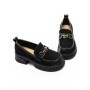 Pantofi Casual Dama din piele naturala 8051-3 BLACK | ADVANCER