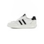 Pantofi Sport Barbati din piele naturala 02-208 WHITE-BLACK | ADVANCER