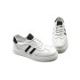 Pantofi Sport Barbati din piele naturala 02-208 WHITE-BLACK | ADVANCER