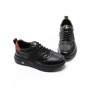 Pantofi Sport Barbati din piele naturala 302 BLACK-RED | ADVANCER